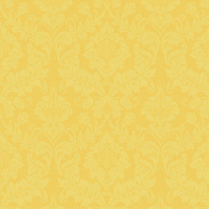 FLORENCIA YELLOW Traditional Damask Upholstery and Drapery Design