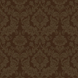 FLORENCIA BLACK Traditional Damask Upholstery and Drapery Design