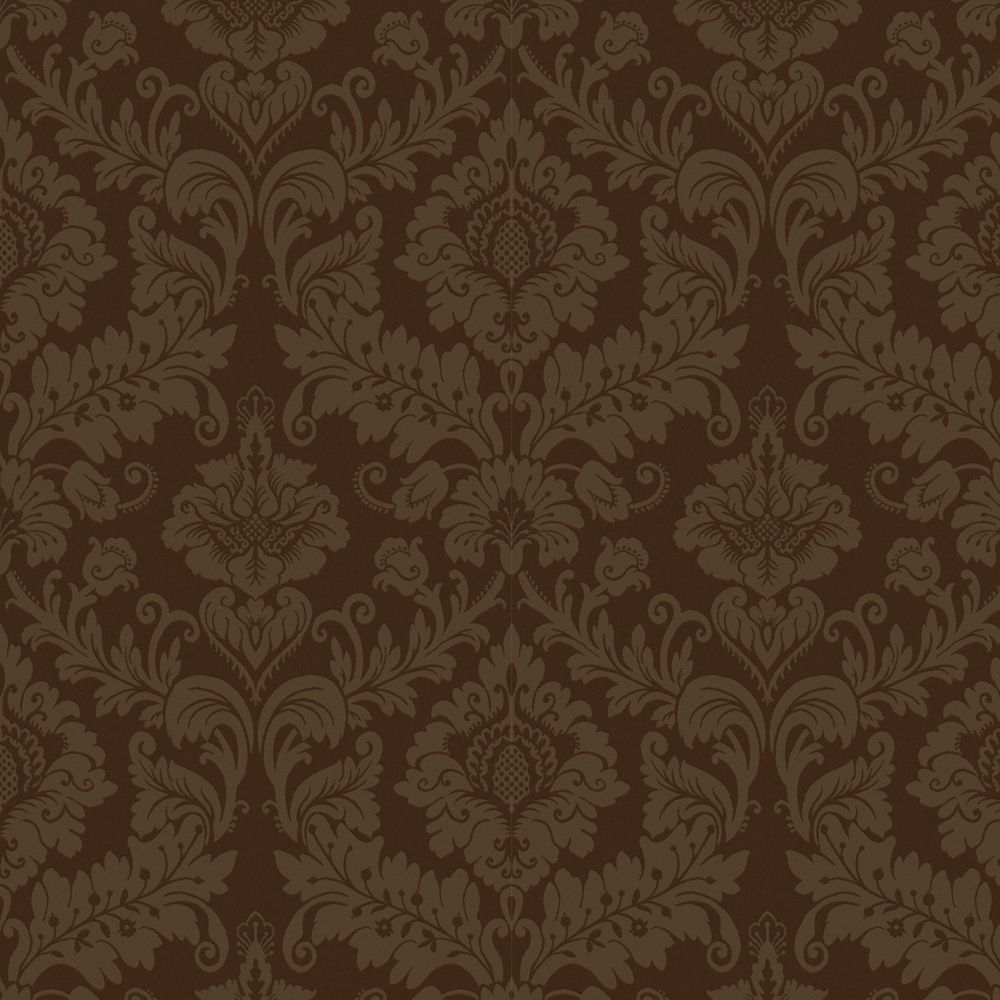 FLORENCIA BLACK Traditional Damask Upholstery and Drapery Design