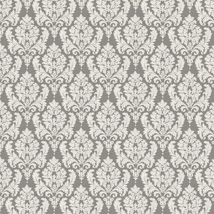TRIANA GREY Upholstery and Drapery Traditional Damask Design