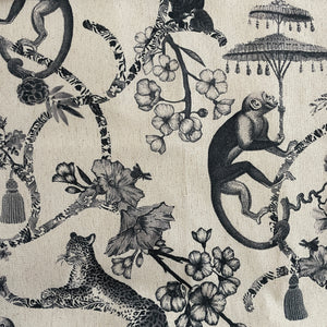 WHIP CHARCOAL Upholstery and Drapery Animal Design