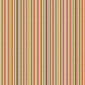 PATIO RED Upholstery Indoor/Outdoor Striped Design