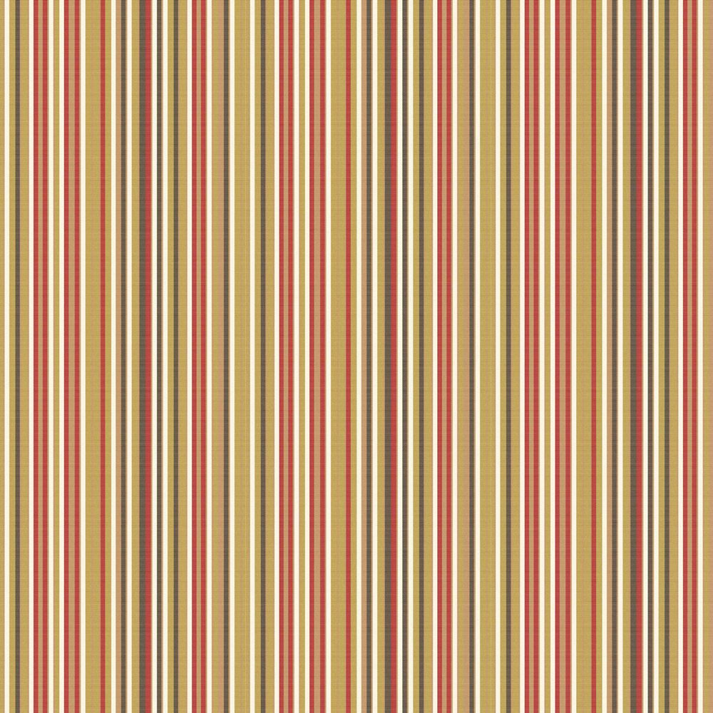 PATIO RED Upholstery Indoor/Outdoor Striped Design