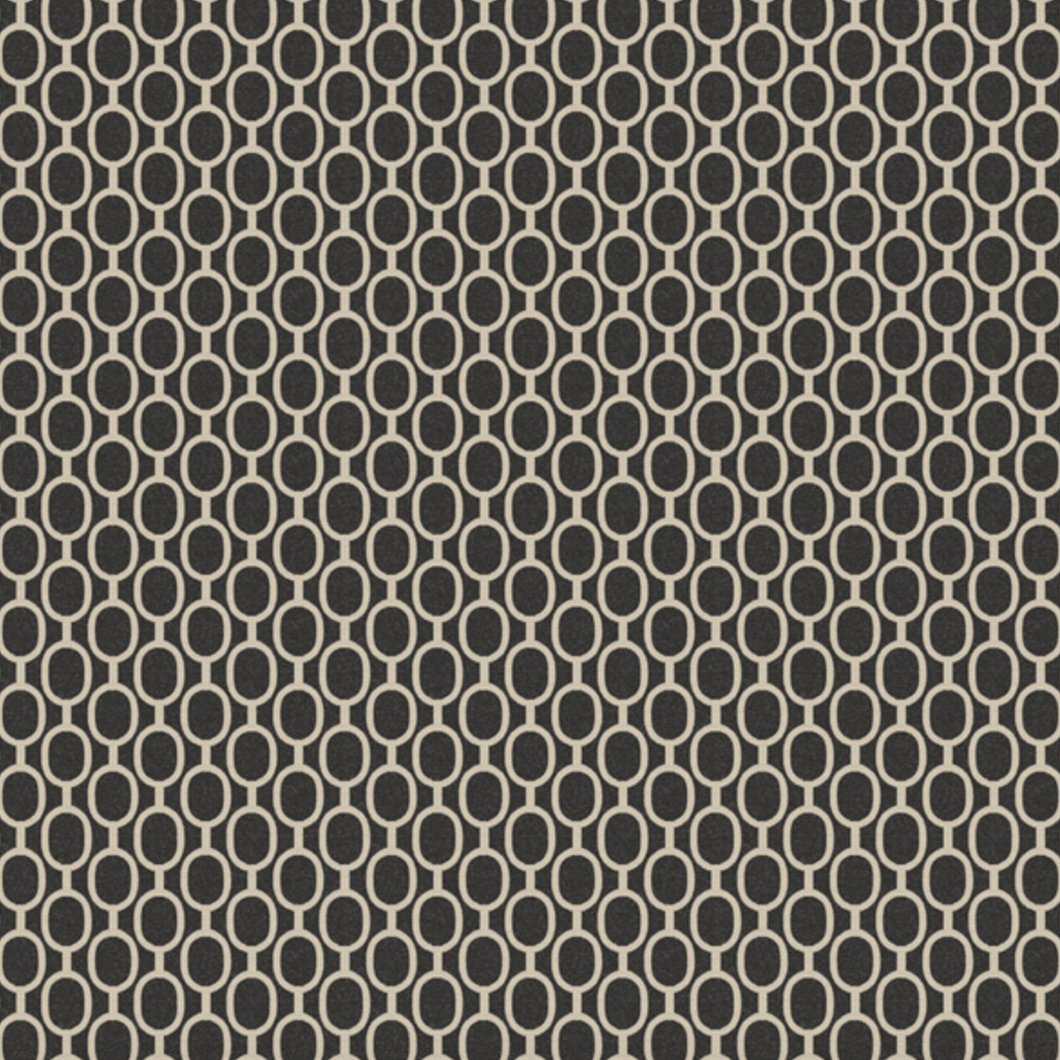 CARLET CHARCOAL Upholstery and Drapery Geometric Design