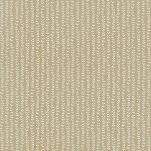 SPRINGFIELD TAUPE Upholstery and Drapery Leaves Design