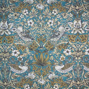 CLASSIC BIRDS BLUE Upholstery and Drapery Traditional Design
