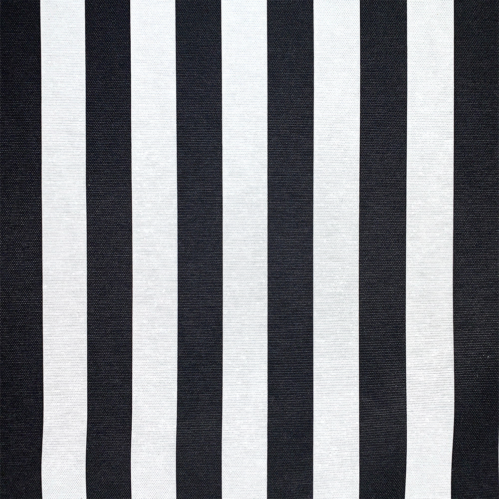 BLACK & WHITE Upholstery and Drapery Striped Design