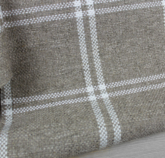 WARRIOR MINK Plaid Check Upholstery and Drapery Design