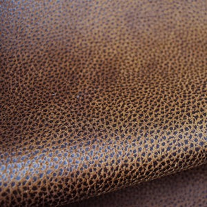 WALLY CHESTNUT Upholstery Faux Leather Design